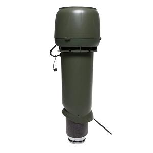 Вентиляционная труба Vilpe E190 P/125/700 вентилятор с шумопоглотителем 0-500 м3/час зеленый 73536